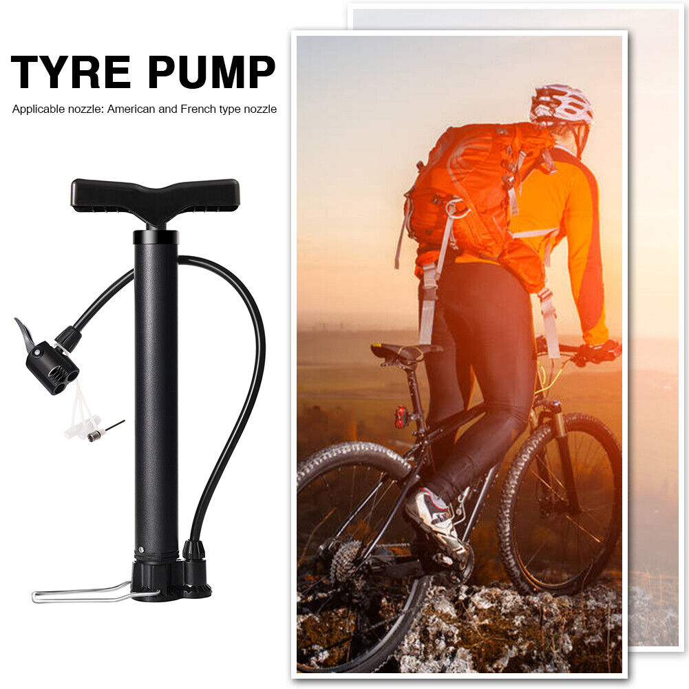 Bike Inflatable Tire Pump 120PSI Bicycle Basketball Motorcycle Air Inflator
