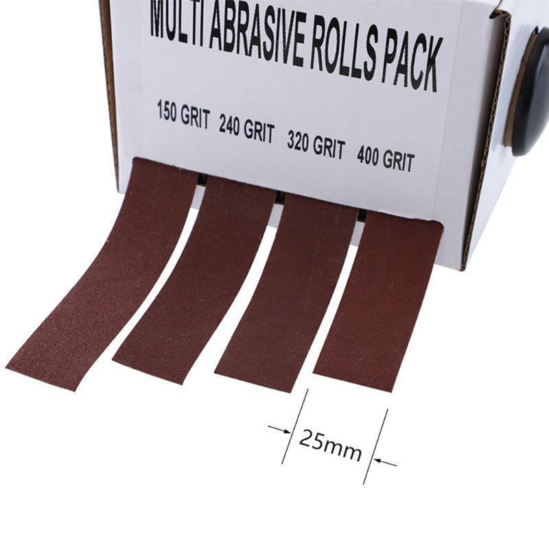 6 Meter 150-400 Grit Emery Cloth Roll Polishing Sandpaper for Grinding Tools