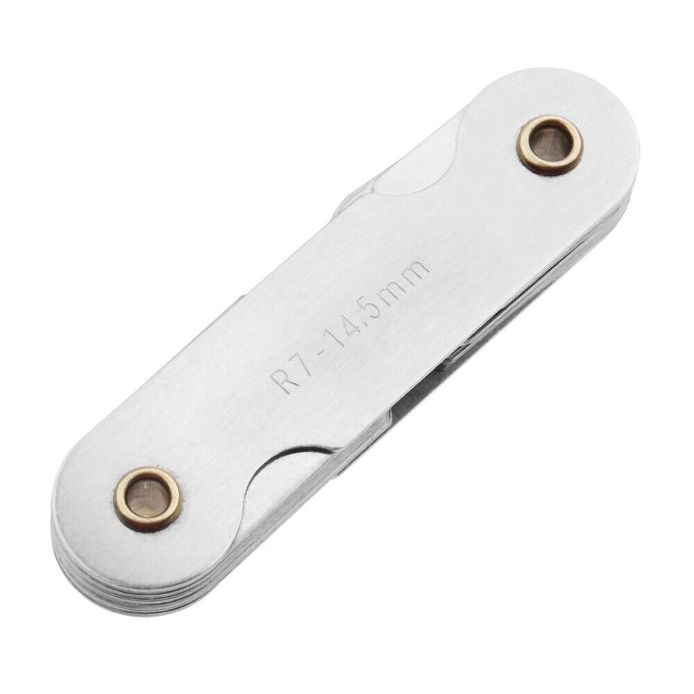 Professional Folding 32 Blade R7-14.5mm Radius Gauge Gage Measure Measuring Tool