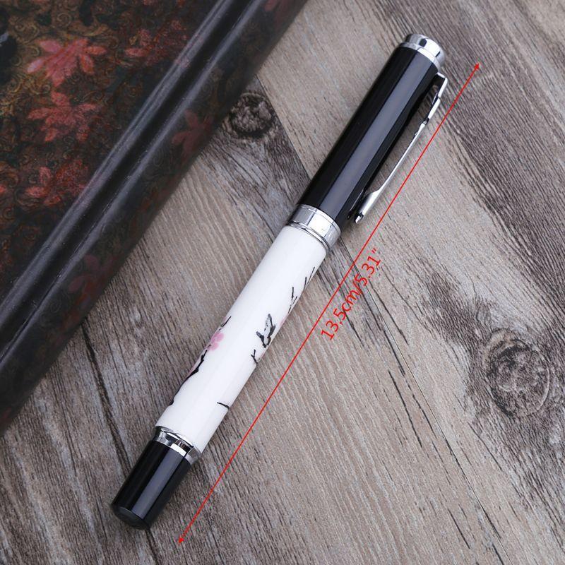 Fountain Pen Medium Nib 0.5mm Business Supplies For School Student Plum Blossom