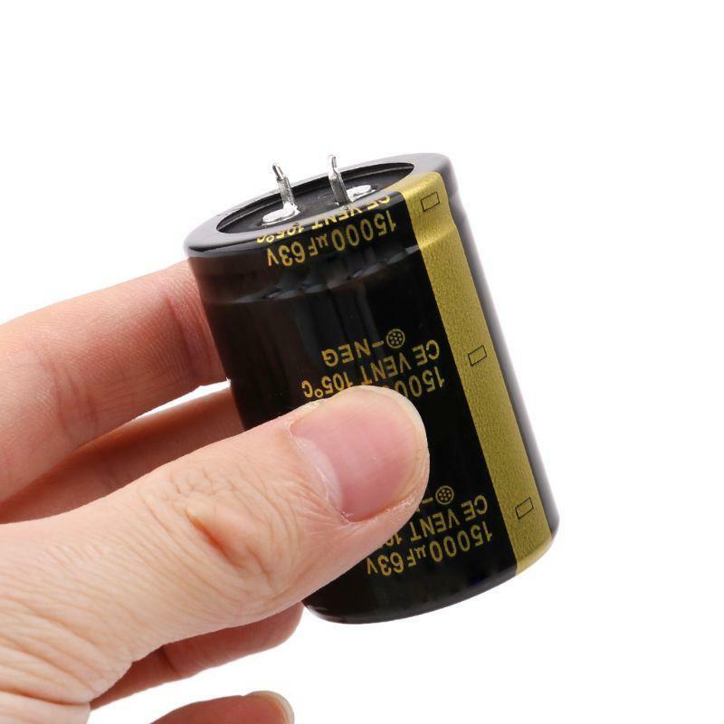 63V 15000uF Aluminum Electrolytic Capacitor Amplifier Audio Filter Capacitors