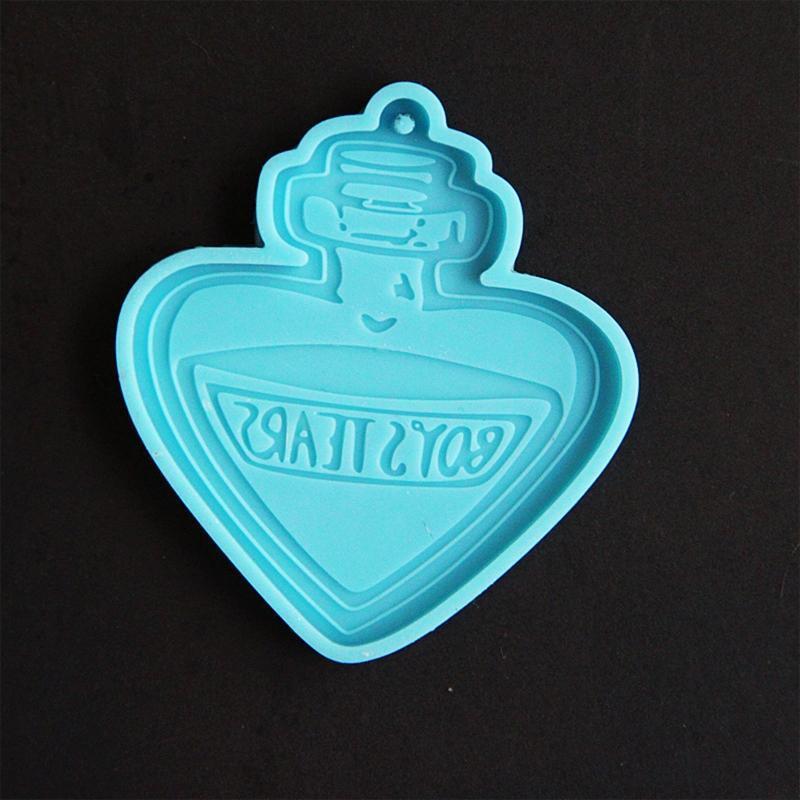 Poison Bottle Keychain Mold Epoxy Crystal Silicone Mold Customized Mold