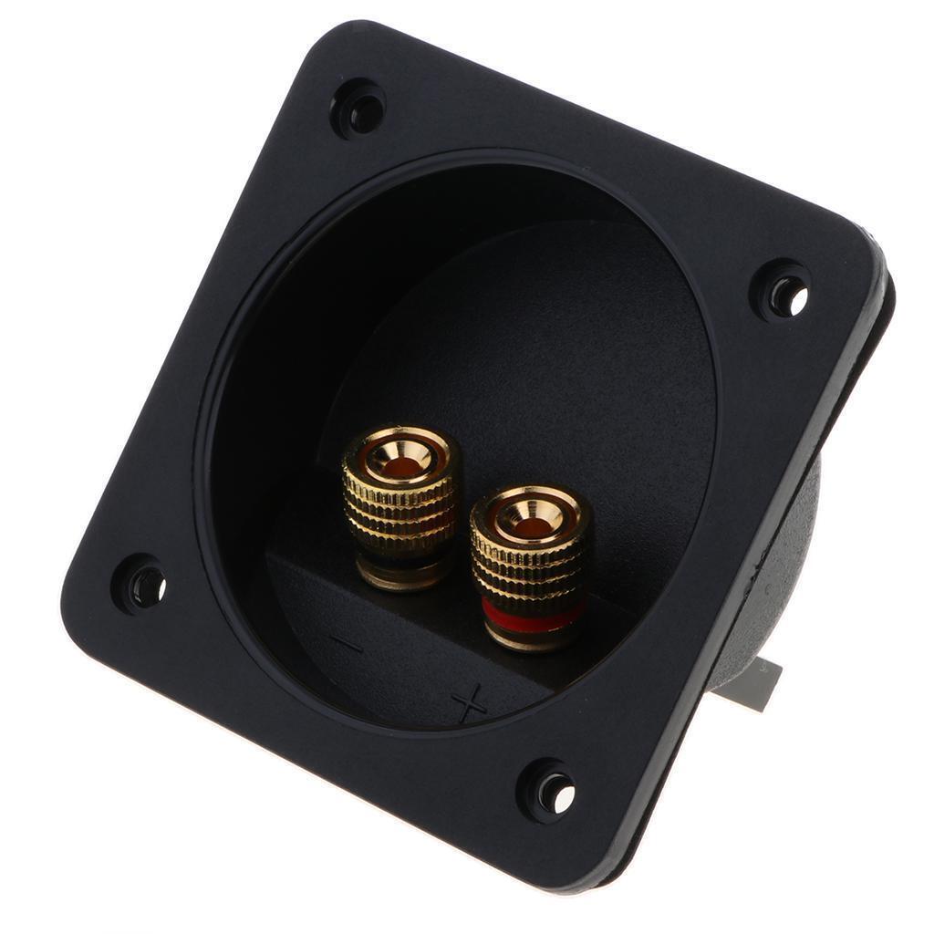 DIY Home Car Stereo Screw Cup Connections Subwoofer Plugs 2 Way 80 502