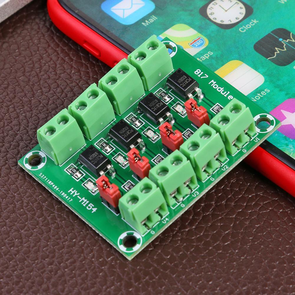 PC817 4 Channel Optocoupler Isolated Board Voltage Converter Adapter Module