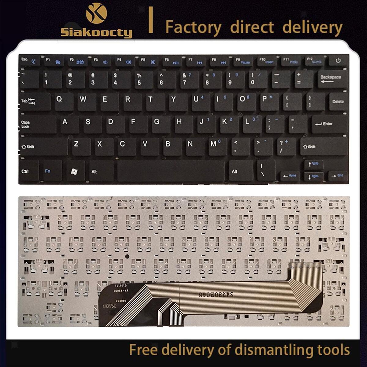 Laptop US English Keyboard Replaces Professional Easy Install Durable High