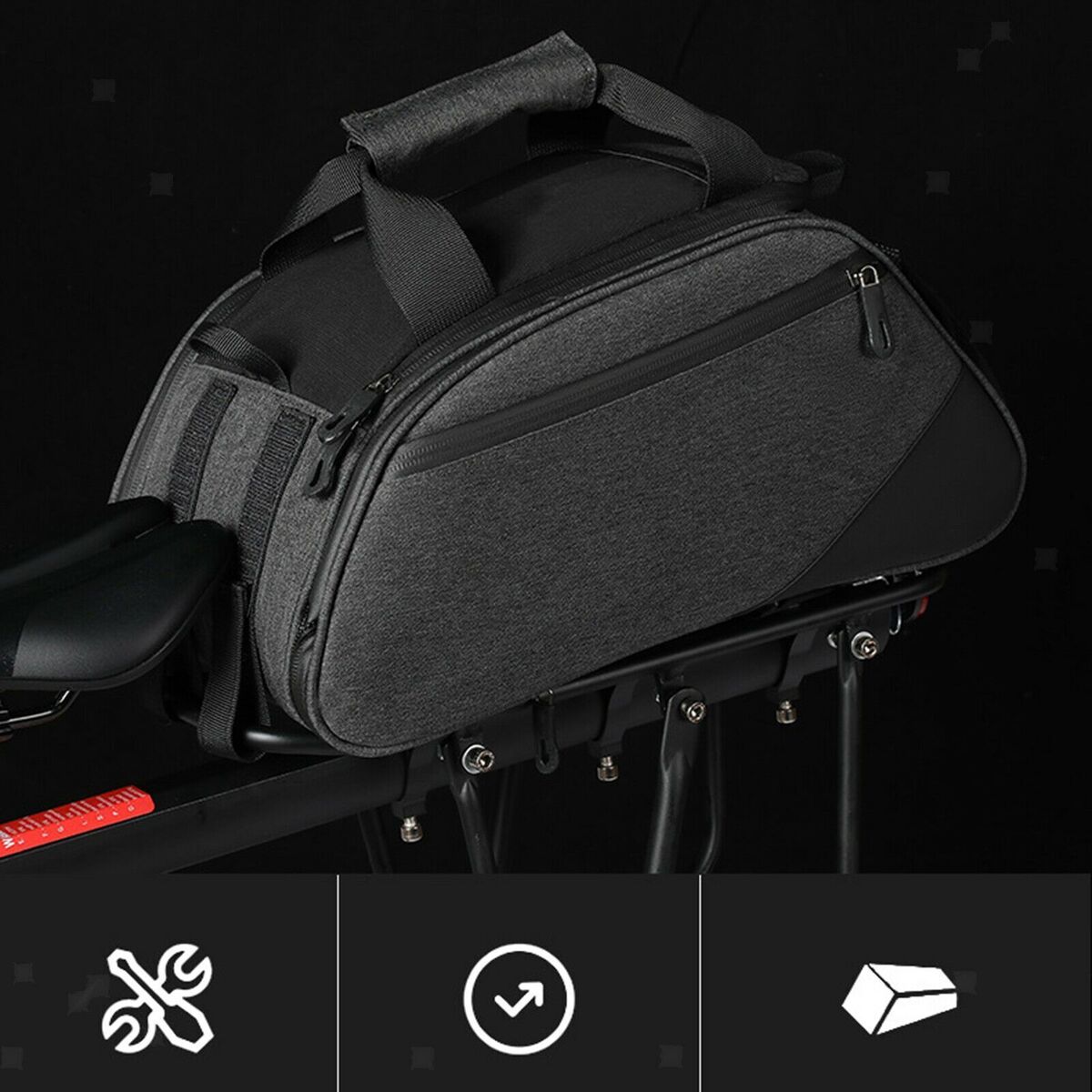 Accessories Travelling Bag Rear Seat Tail Panniers Trunk Bicycle Rear Seat Bag
