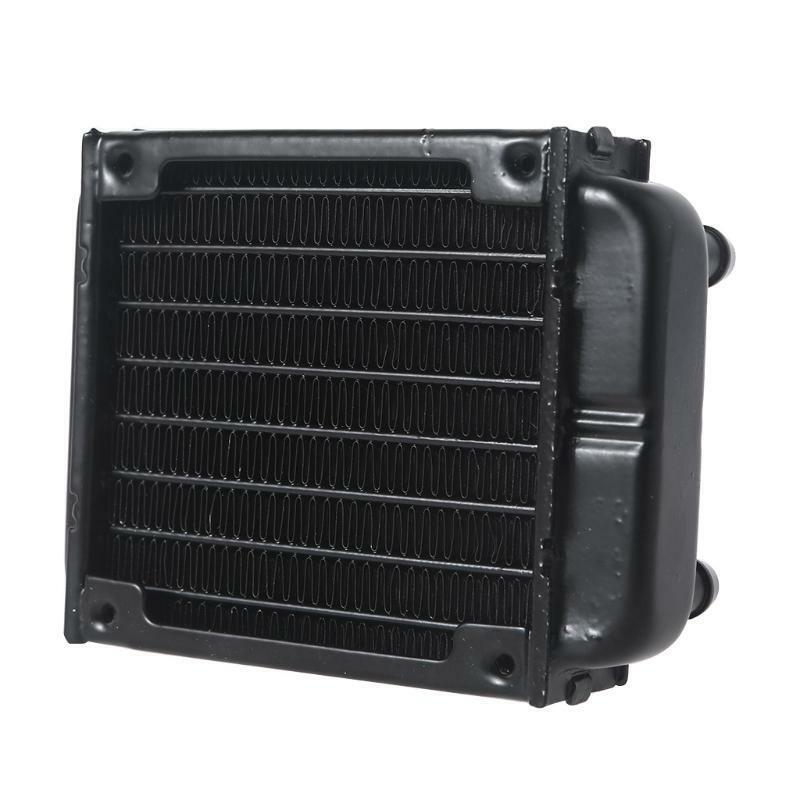 Multi-Port G1/4 Thread Aluminum Radiator 80mm For Computer Water Cooling System