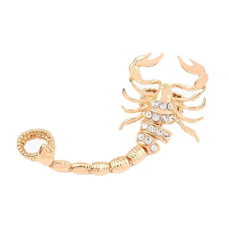 Halloween Men Rings Gothic Scorpion Finger Ring Jewelry Gift for Valentines Day