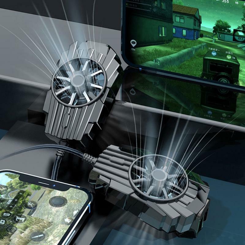 Mobile Phone Live Broadcast Gaming Radiator Back Clamp Cooler Cooling Fan Holder