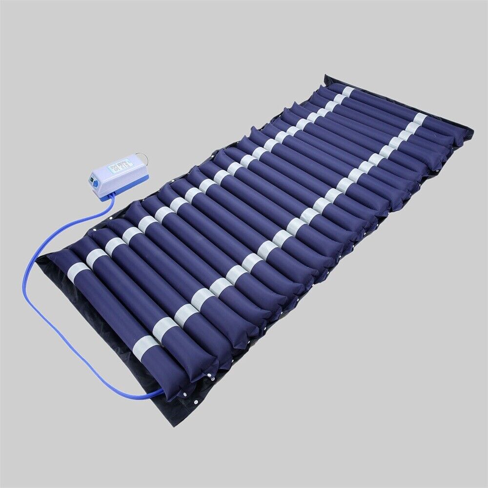 Dark Blue Medical Anti Decubitus Air Mattress + Electric Pump + Inflating Pipe