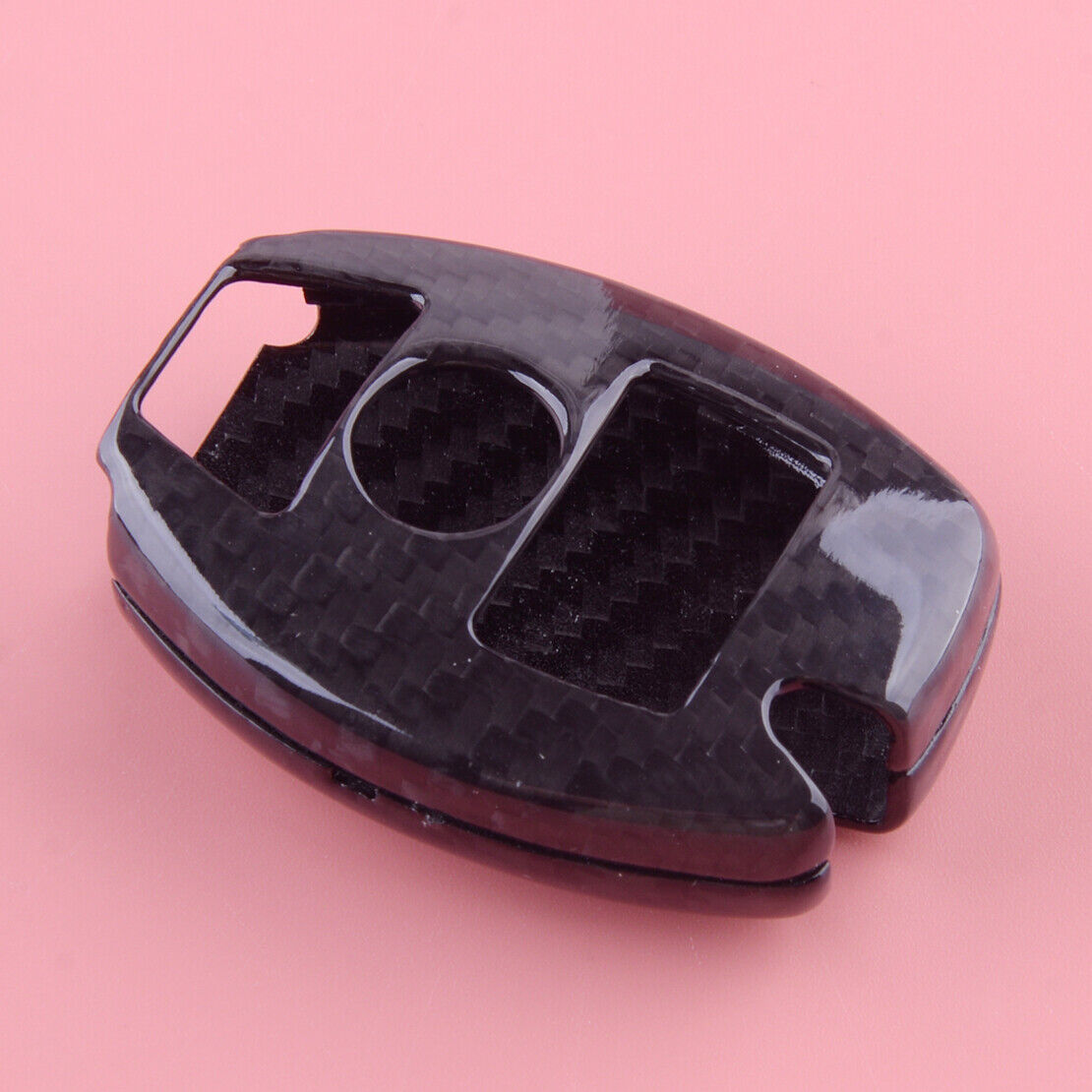 Carbon Fiber Smart Key Case Cover Shell Fit For Mercedes Benz A C E S CLA CLS