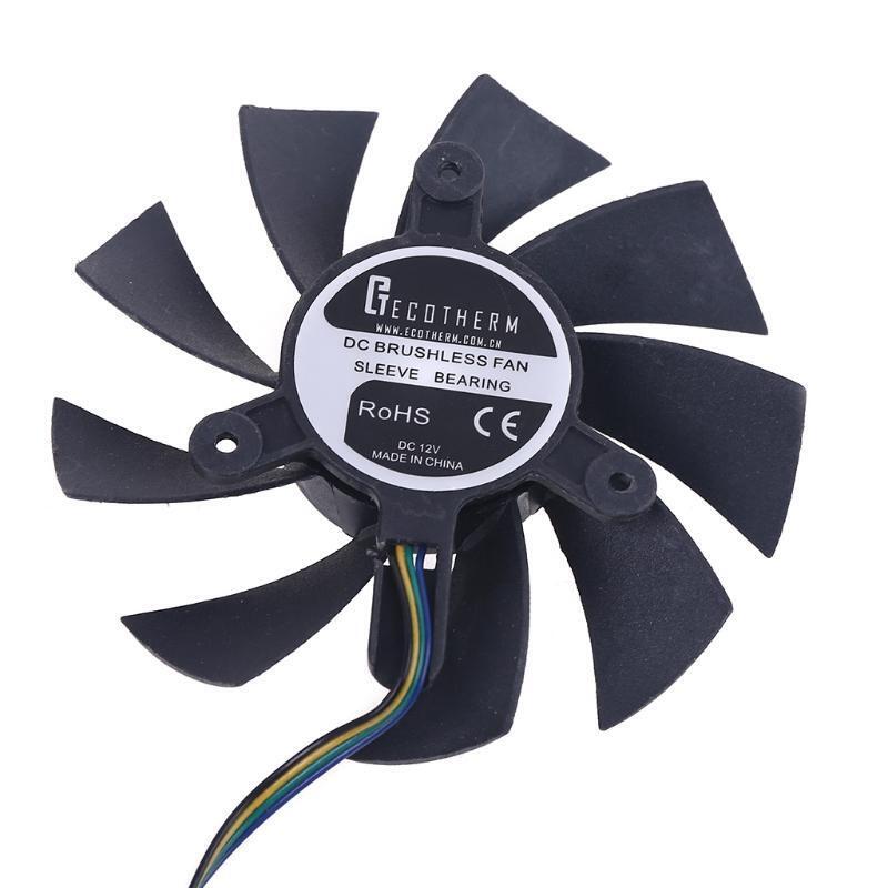 1 Pair 4Pin Cooler Fan for GeForce GTX 1660 RTX 2060 2070 Video Graphics Card