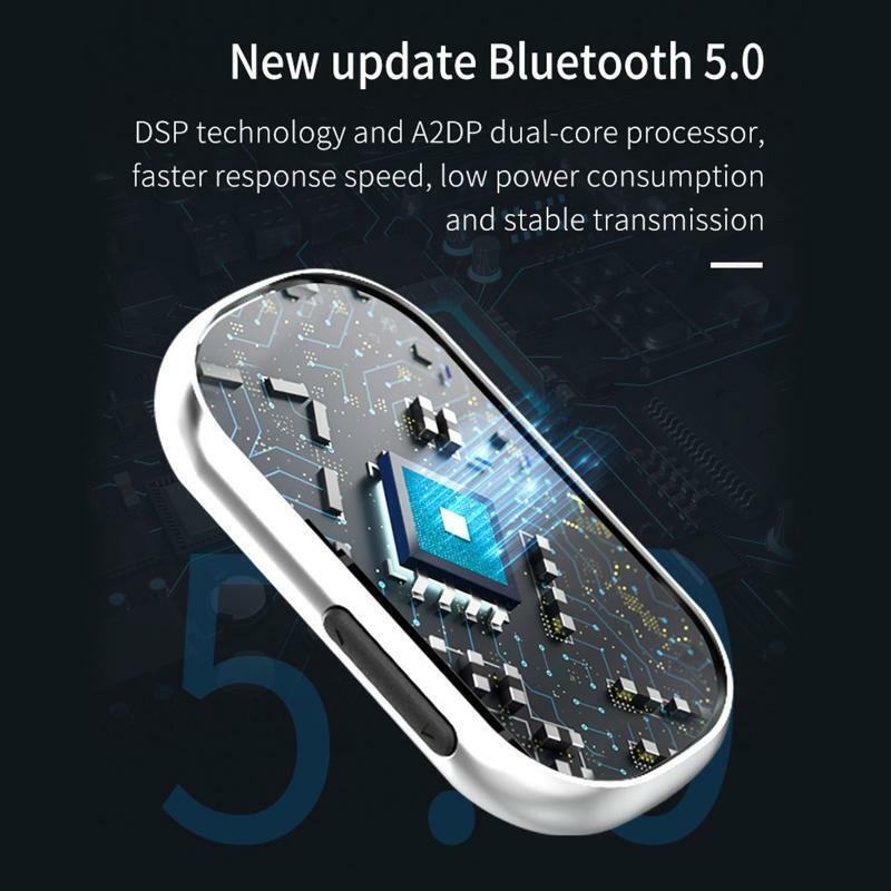 Bluetooth-compatible5.1 Wireless Receiver Car Mobile Phone 3.5 Aux Audio Adapter