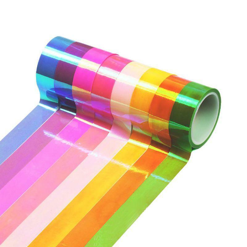 Rhythmic Gymnastics Decoration Holographic Prismatic Glitter Tape Hoops Stick