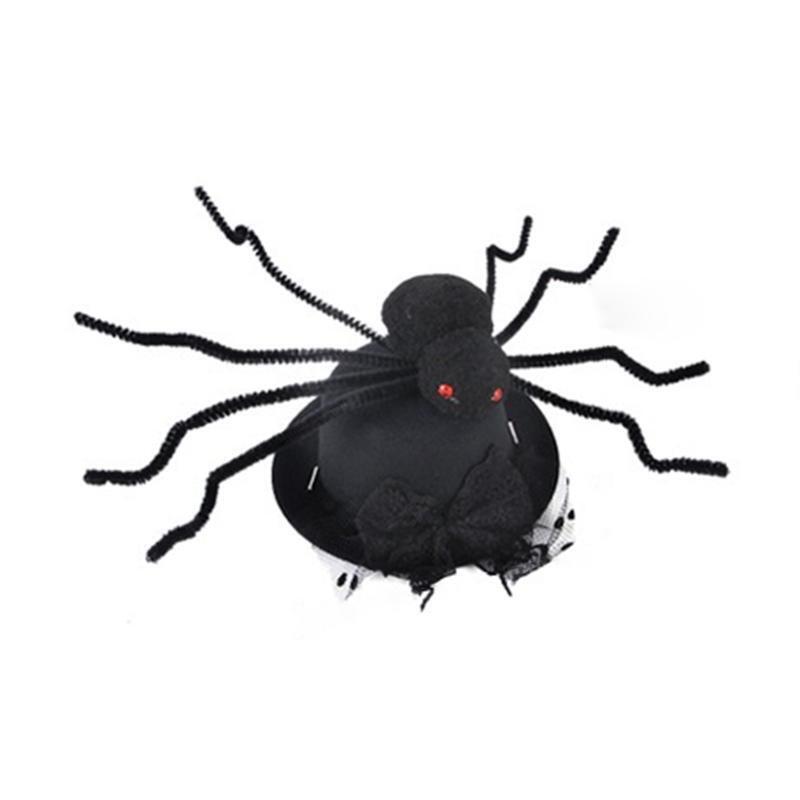 Cute Pet Hat Spider Decor Headpiece Halloween Party Costume Accessories
