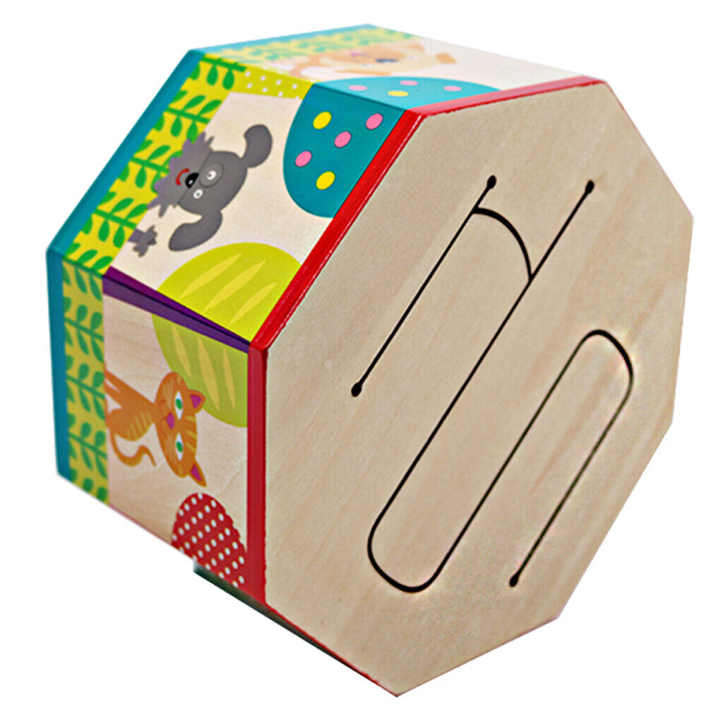 Wooden  Instrument Drum Sounding    Toddler Educational