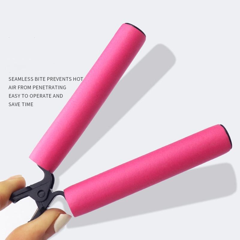 12pcs Soft Flexible Hair Styling Curlers Sponge Curling Perm Insulation Clips