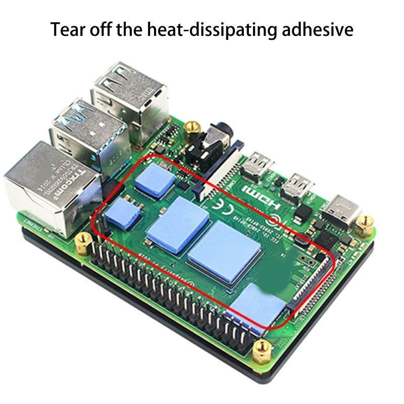 Fast Heat Dissipation Cooler Heatsink Passive Cooling for RPI4 Raspberry Pi 4 B