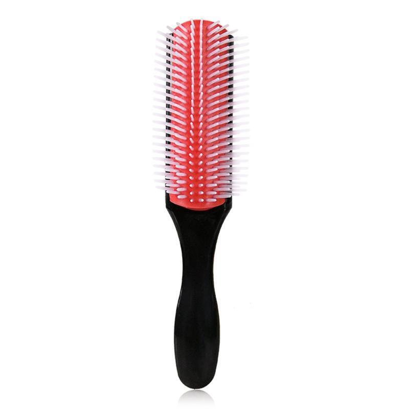 9-Rows Detangling Hair Brush Detangler Hairbrush Scalp Massager Styling Comb