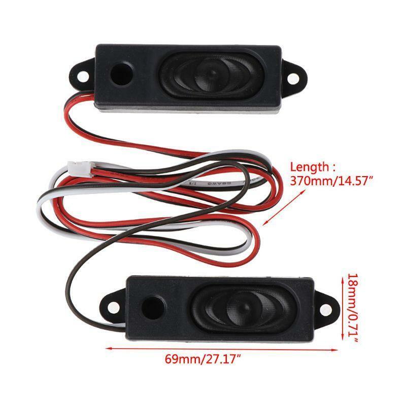 1 Pair Audio Speakers 1635 Sound Speaker For TV Loudspeakers 8 Ohm 2W Portable
