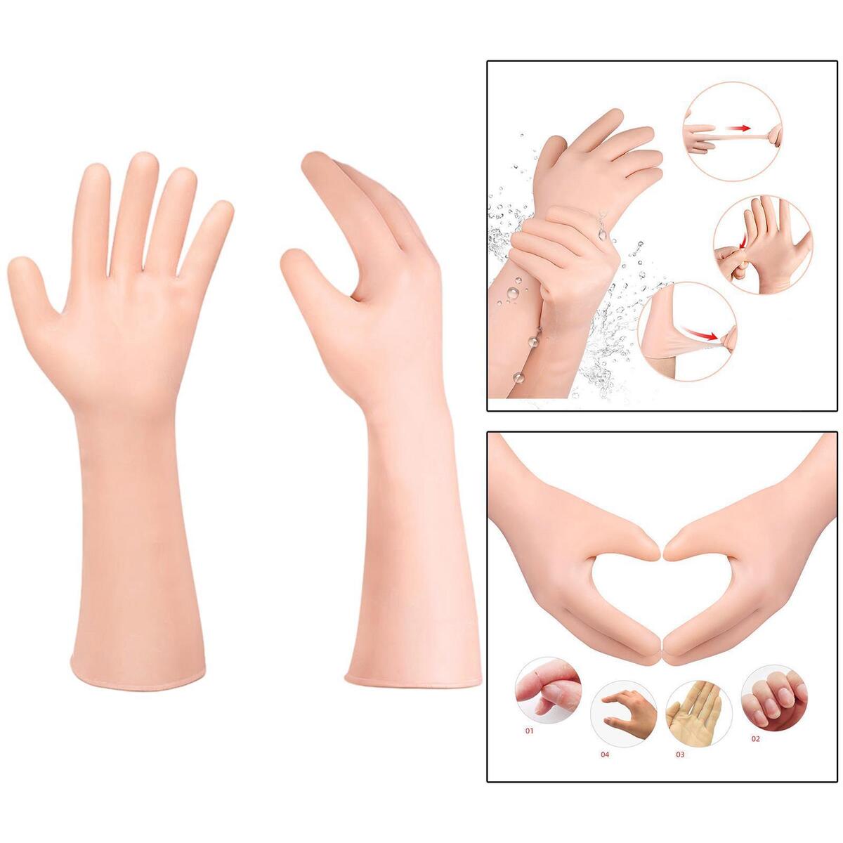 Moisturizing Gloves Reusable Overnight Long Hand Protectors for Men Women Home