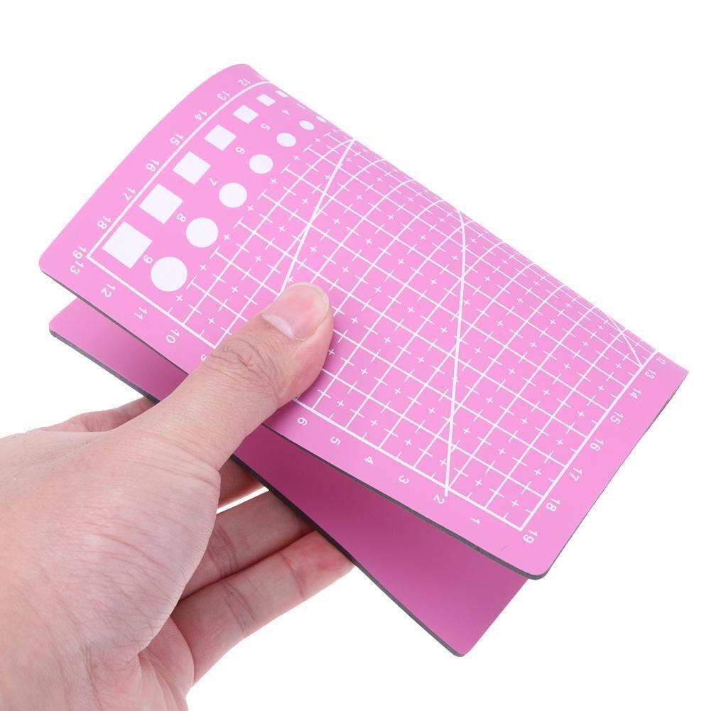 PVC Cutting Board DIY Patchwork Mat Pad Self-healing Leather Cutting Mat(A5