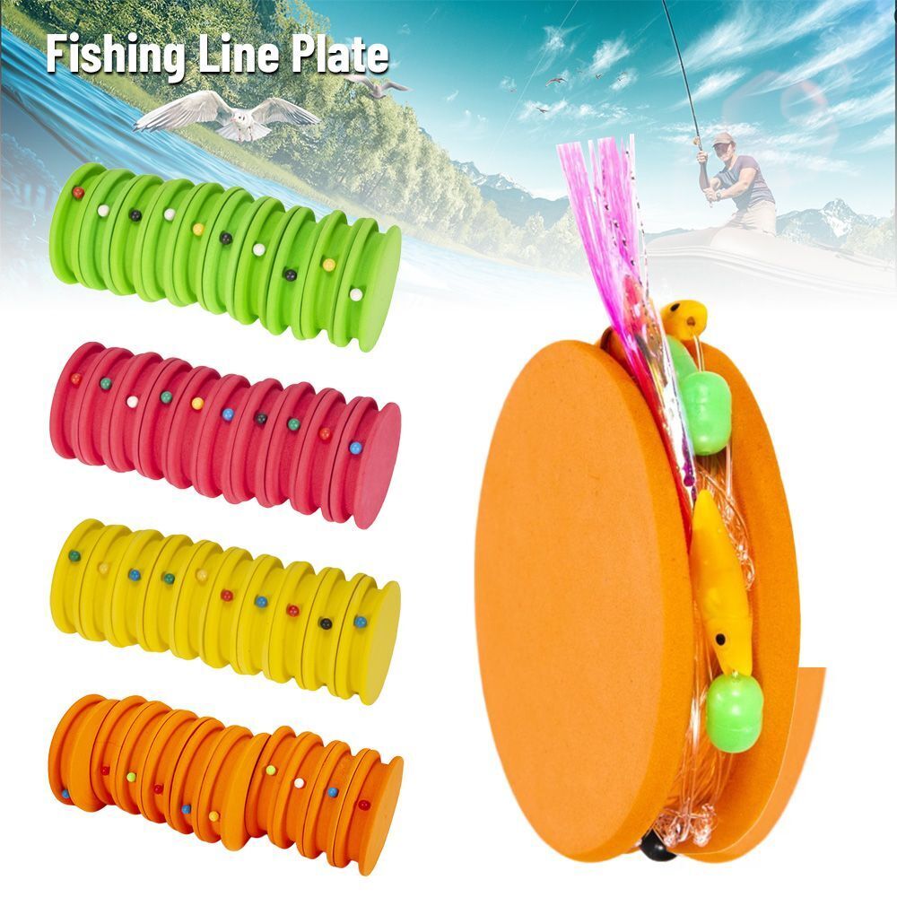 Protable Trace Wire Winding Line Board EVA  Foam Fishing Line Plate Carp Lure
