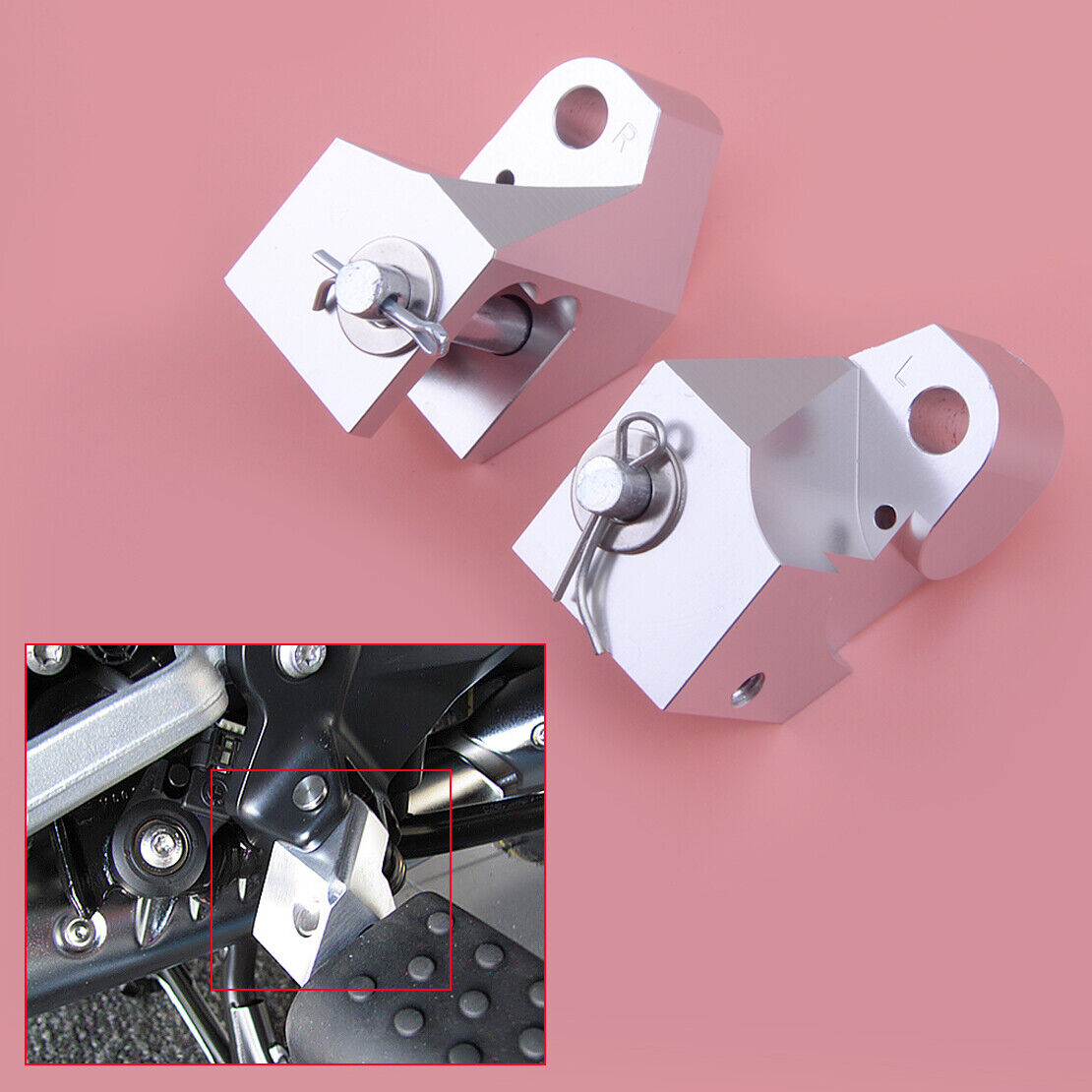 Foot Peg Footrest Lowering Kit Fit for BMW K1600GT GTL & Bagger 2011-2020 New