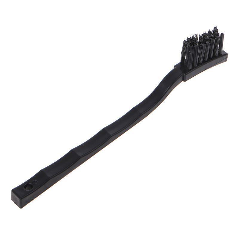 Black Non Slip Handle PCB Rework ESD Anti Static Dust Brush 17cm Easy to Use