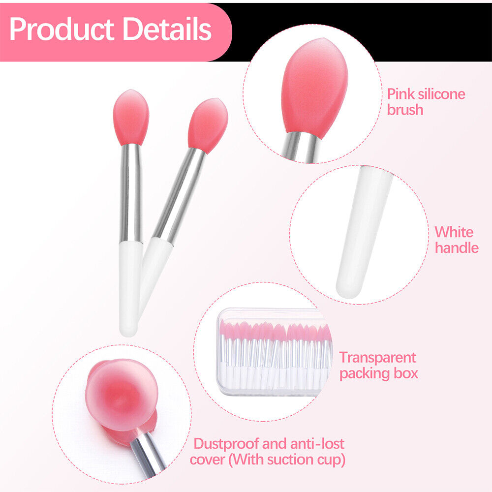 Creative Exfoliating Lipstick Brush Lipstick Brush Set Silicone Lip Brush
