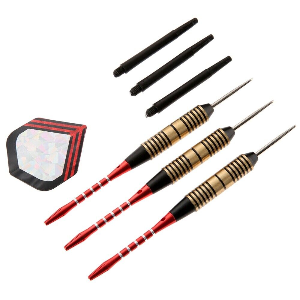 3pcs/Set Steel Tip Dart Darts with Brass Barrel Aluminum / Plastic Shaft 26g HQ