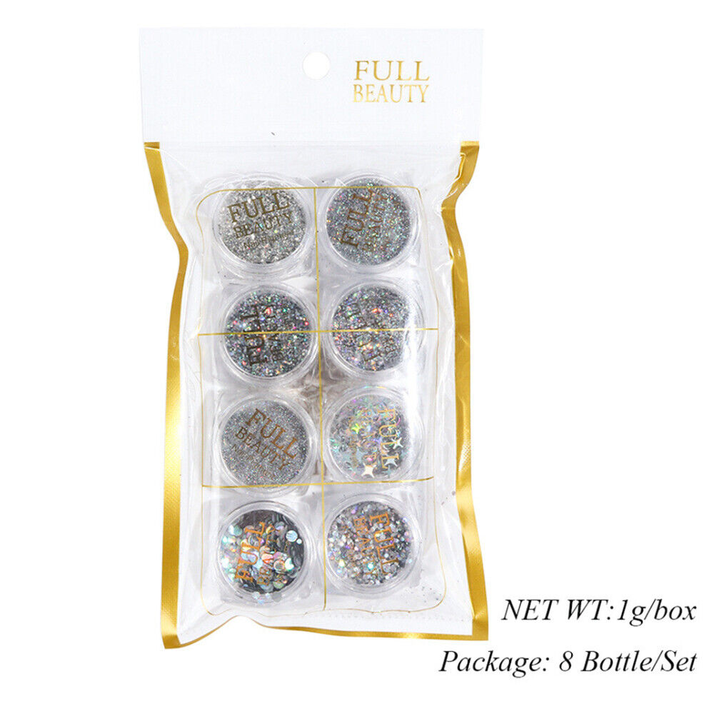 Supplies Manicure Tips Flakes Sparkle Nail Art Sequins Holographic DIY Glitters