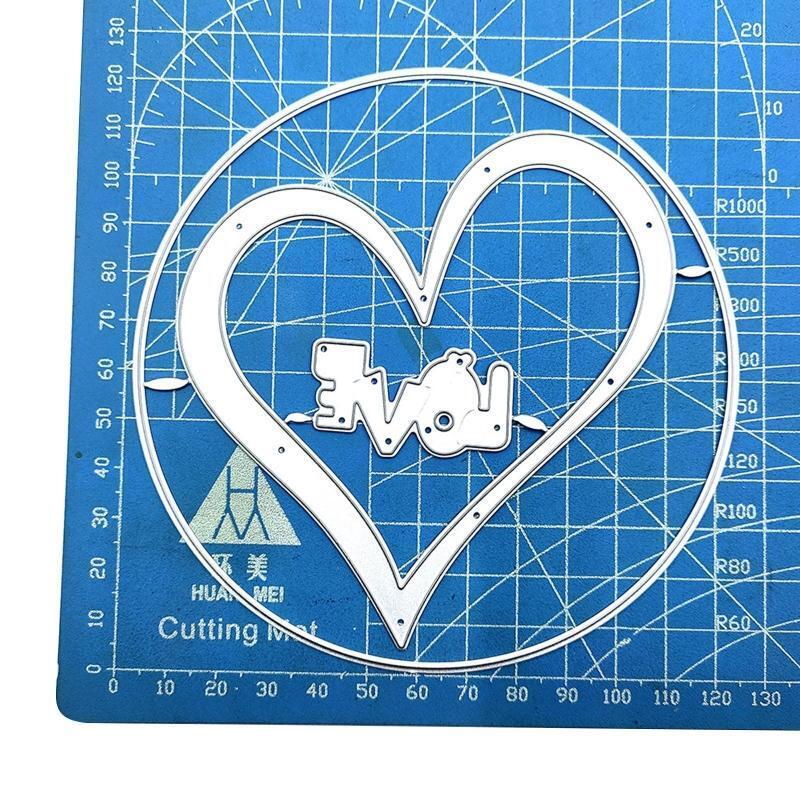 Exquisite Love Heart Cutting Die Stencil Great Gifts for Kid Teens Boys Girls