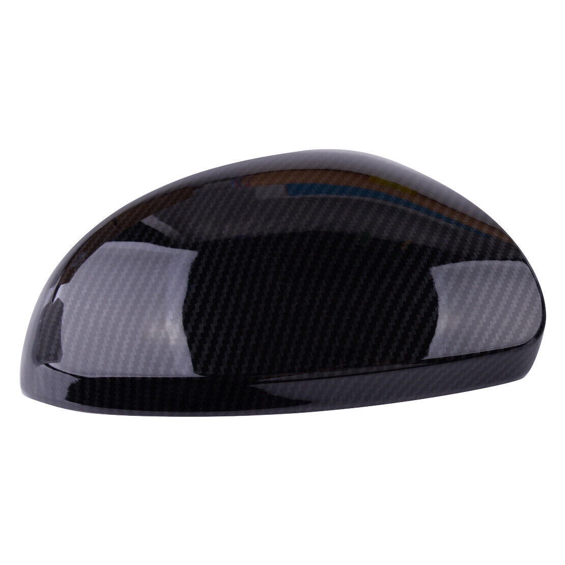 2x Carbon Fiber Texture Rear View Wing Mirror Cover Trim Fit For VW Tiguan 09-16