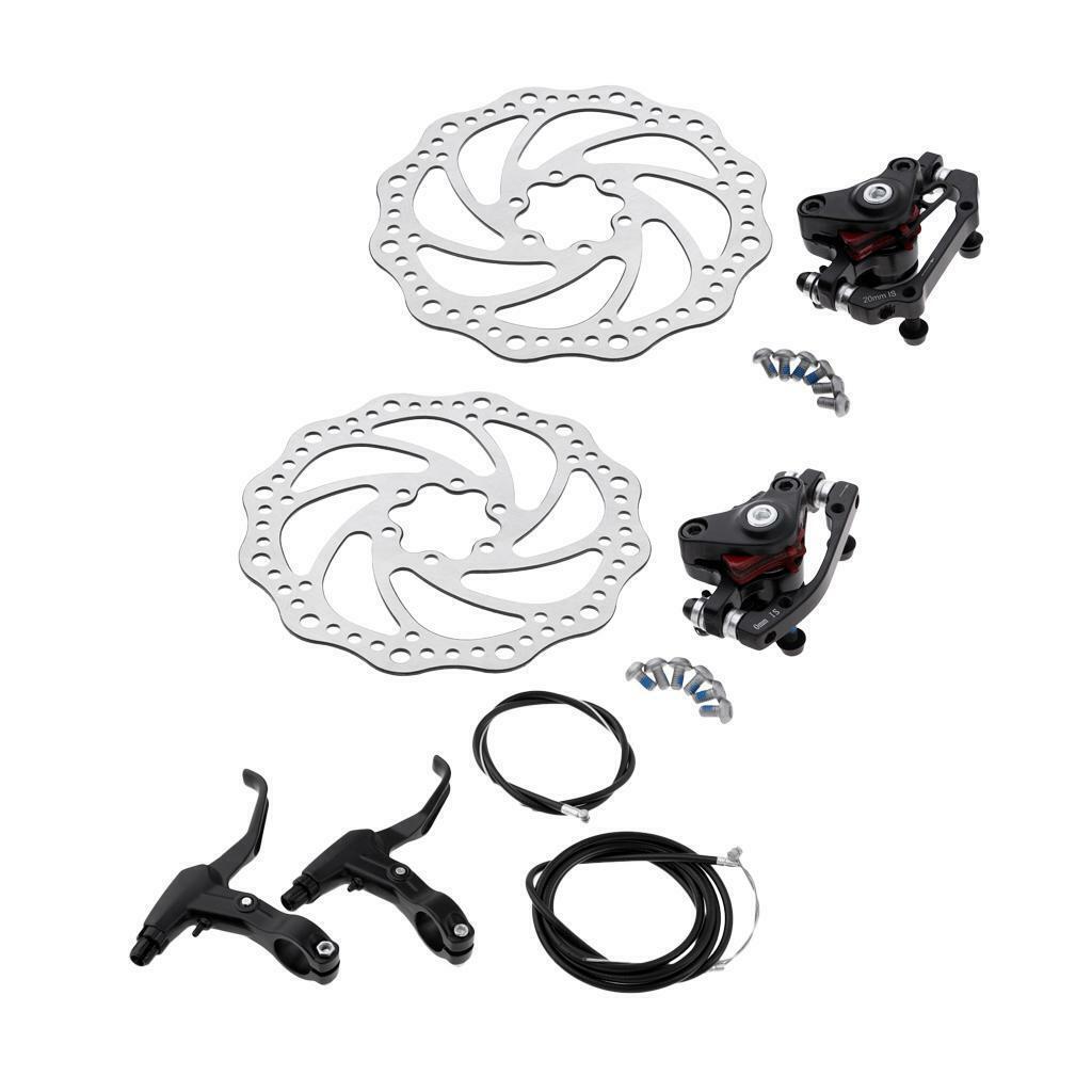 Front Rear Disc Brake Kit - Aluminum  Calipers,Stainless