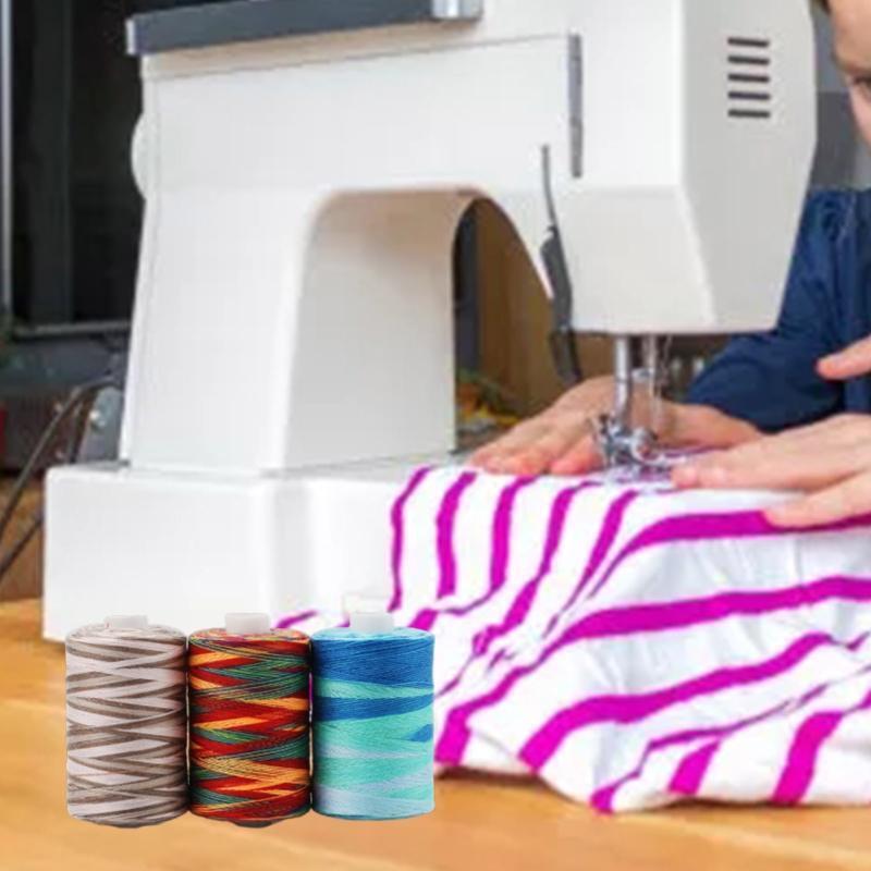 10 Spools 1000 Yards Sewing Thread for Embroidery Sewing Clothes Repair Work