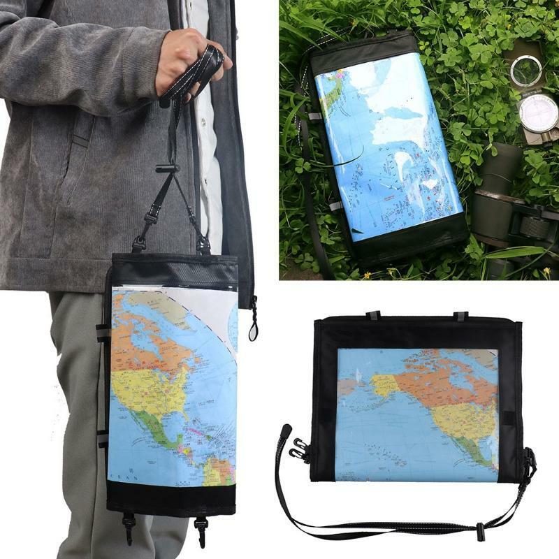 Waterproof Map Bag Waterproof PVC Map Case Carrier Outdoor Cover for Travel