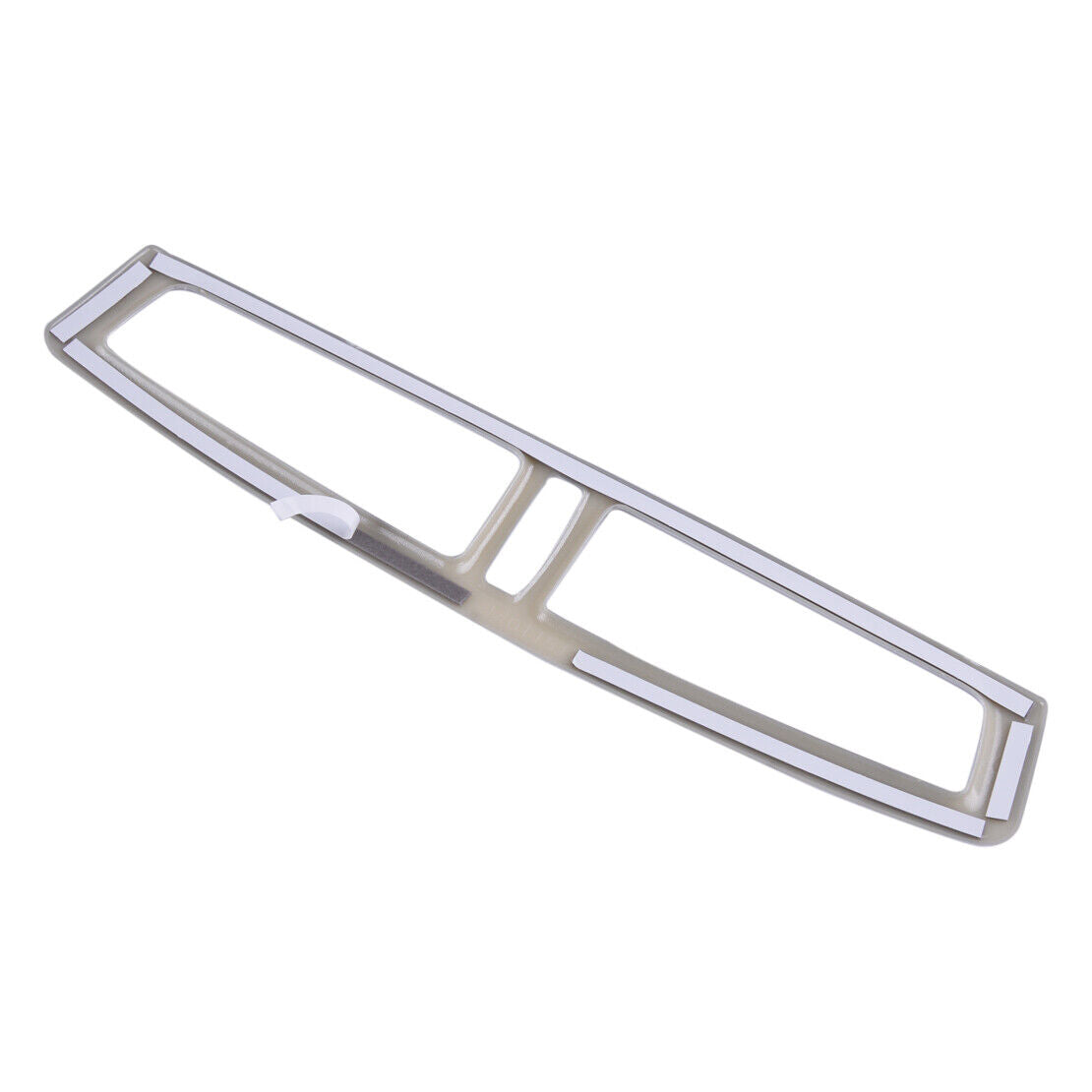 Fit For Ford Escape 17-18 Chrome Center Console Air Vent Outlet Cover Trim Li