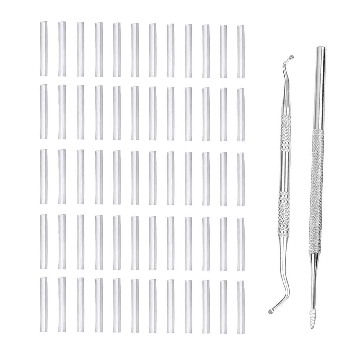 50Pcs Ingrown Toenail Corrector Strips Thick Paronychia Pedicure Tool Brace Nail