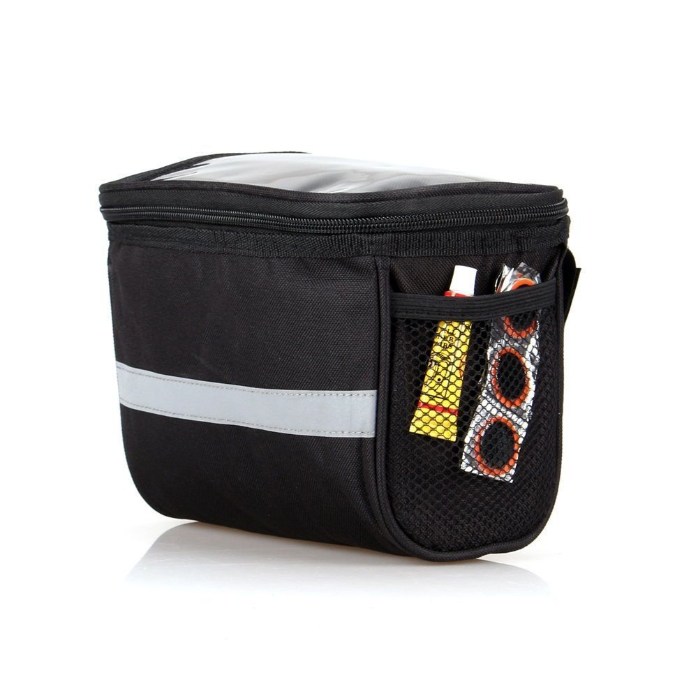 Reflective Rack Front Tube Pannier Bicycle Handlebar Bag Bike Cycling Bags
