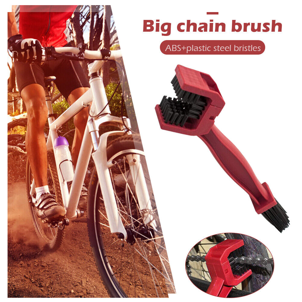 2pcs Motorcycle Bicycle Chain Cleaning Brush MTB Road Bike Chain Scrubber