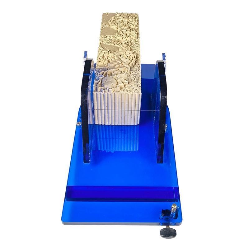 Manual Loaf Soap Cutter Adjustable Acrylic Non Stick Cutting Beveler