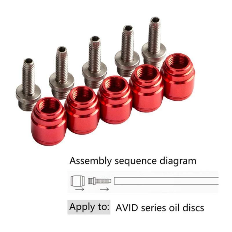 10pcs Bike Replacement Olive Head Oil Needle Hydraulic Disc Brake Oil Needle