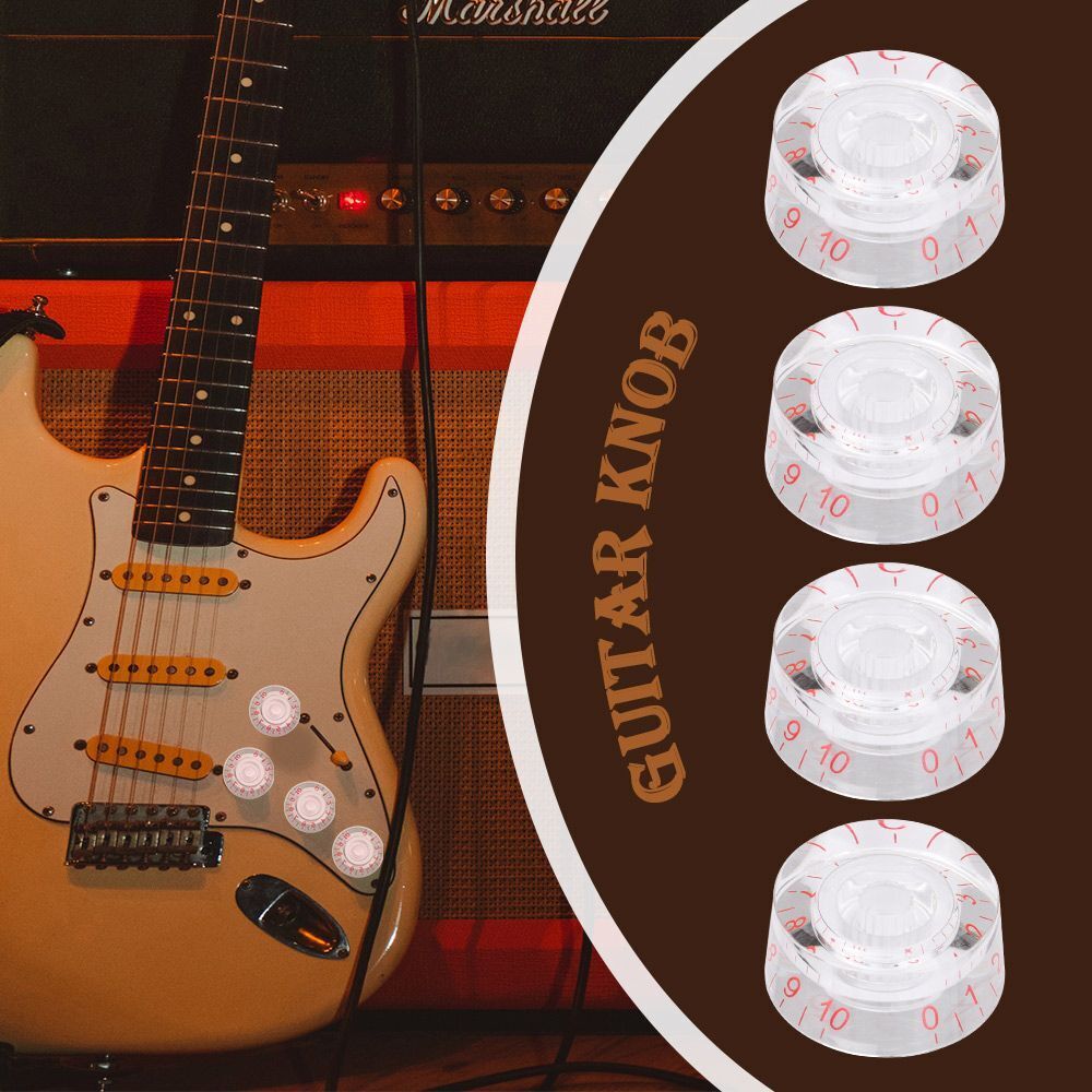 Guitar Speed Control Tone Volume Knobs Bucket Shape Knob For Les Paul LP