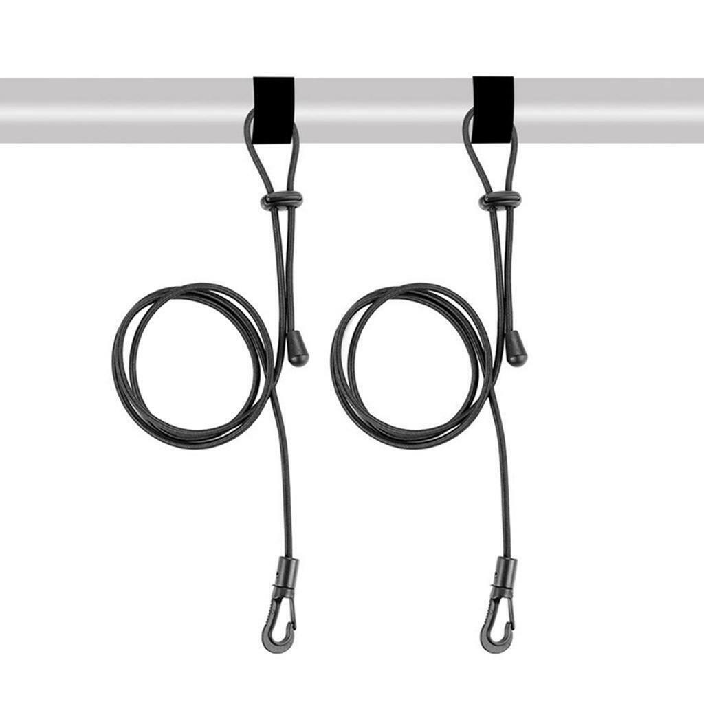 2x Stretchable Kayak Rod Paddle Leash Safety Lanyard for Kayaking Securing