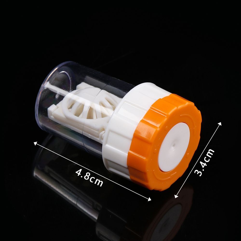 Mini Portable Soaking Box Travel Glasses Holder Candy Color Contact Lens Case