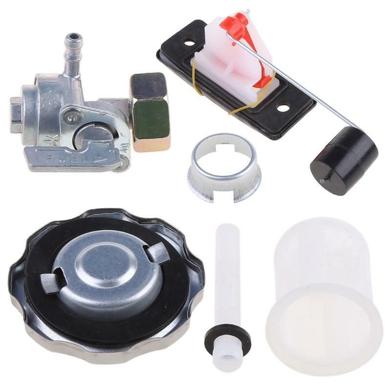 Universal 5 Gallon 7 Gallon Generator Gas Fuel Tank Valve Chrome Cap Engine