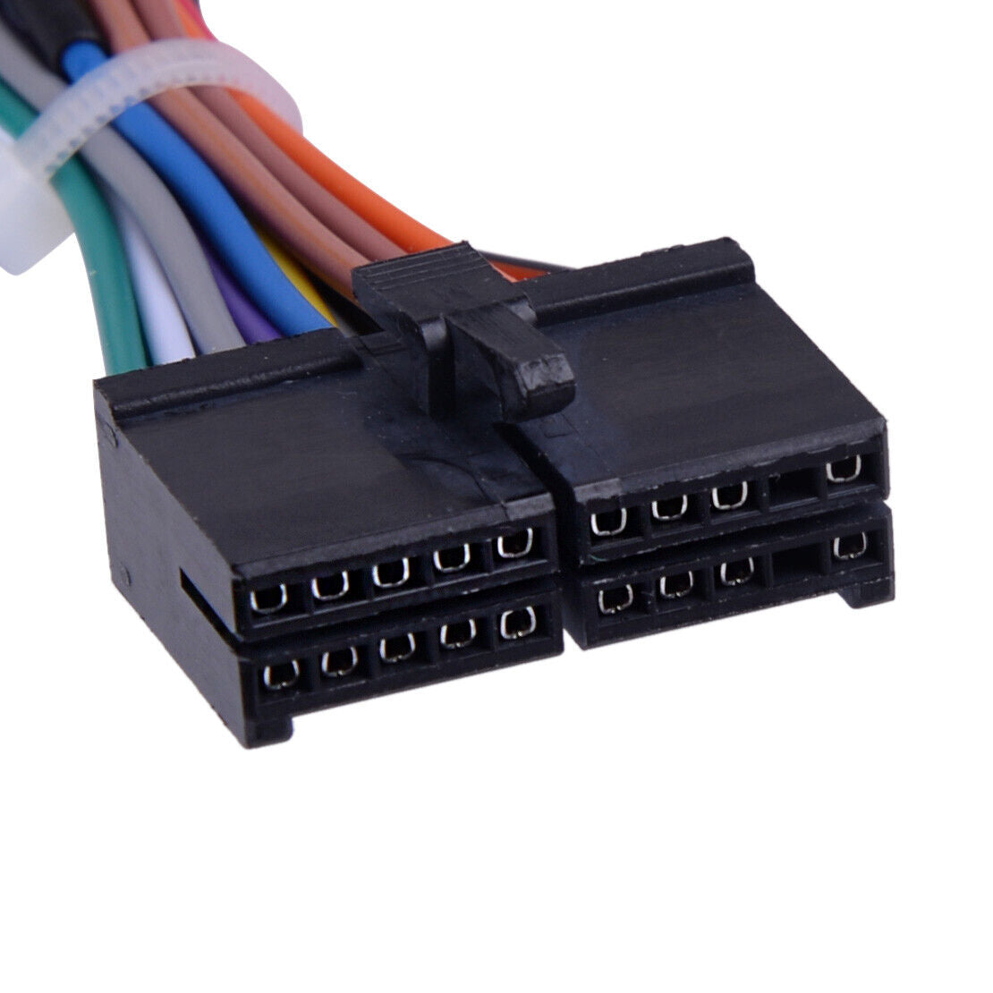 Connector 20Pin ISO Wiring Fit for ISO Android Stereo Lead Harness Adaptor Lid