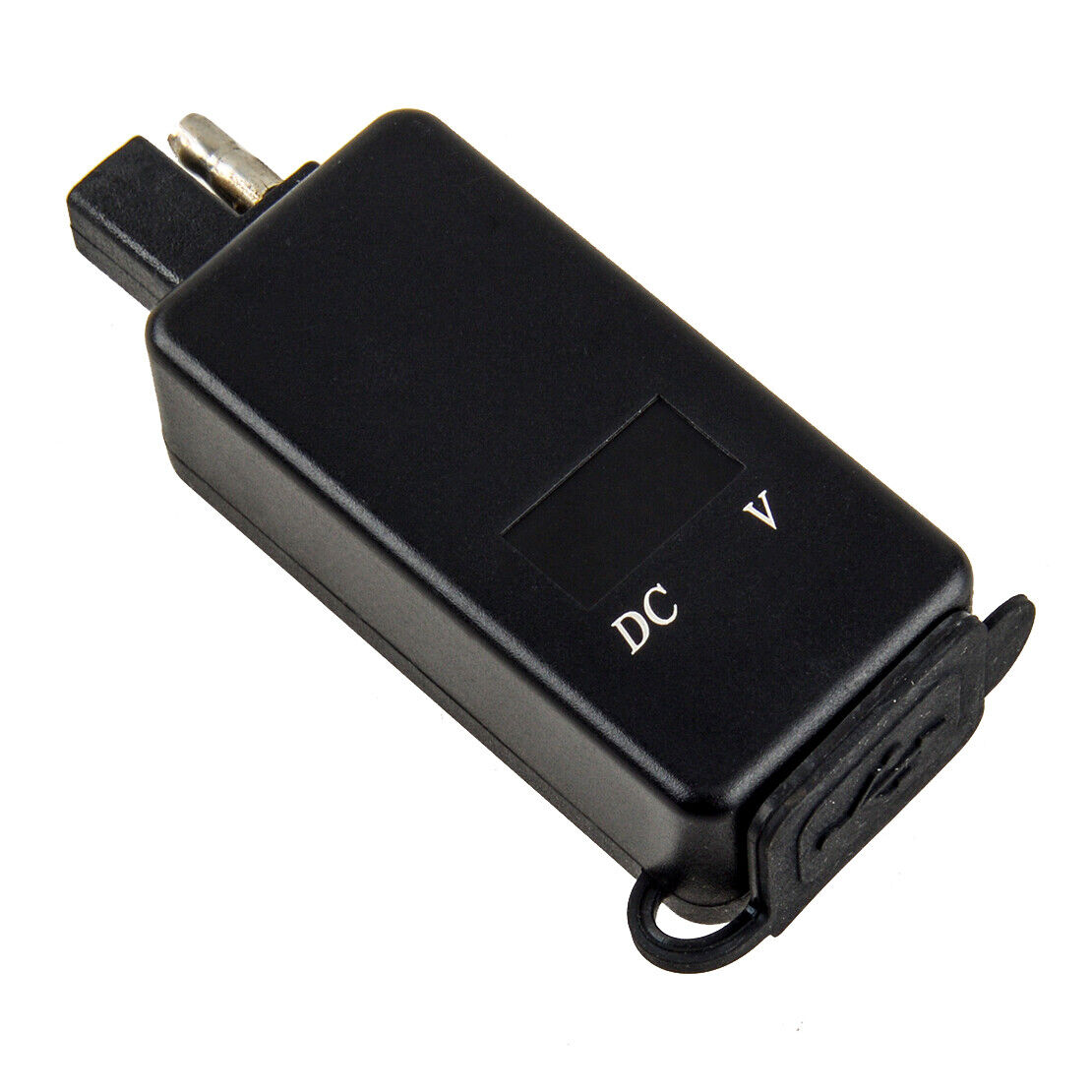 Motorcycle SAE to USB Dual Port Charger Cable Adapter Voltmeter Phone Tablets