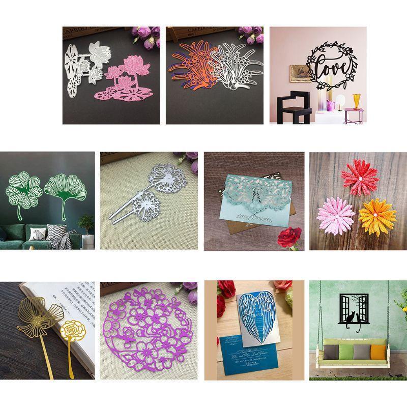 Dandelions Metal Cutting Dies Stencil Scrapbooking DIY Album Stamp Paper Emboss